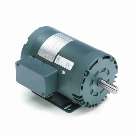 Leeson Motor 1 Hp General Purpose Motor, 3 Phase, 1800 Rpm, 230/460 V, 143T Frame, Odp U758